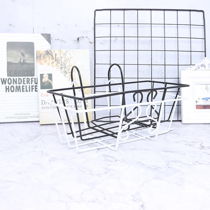 Hanging Shelf Basket Hooks Balcony Succulent Plant Mini Pot Holder Railing Shelf  Wall Mounted Decoration Basket 32x10.5x11cm