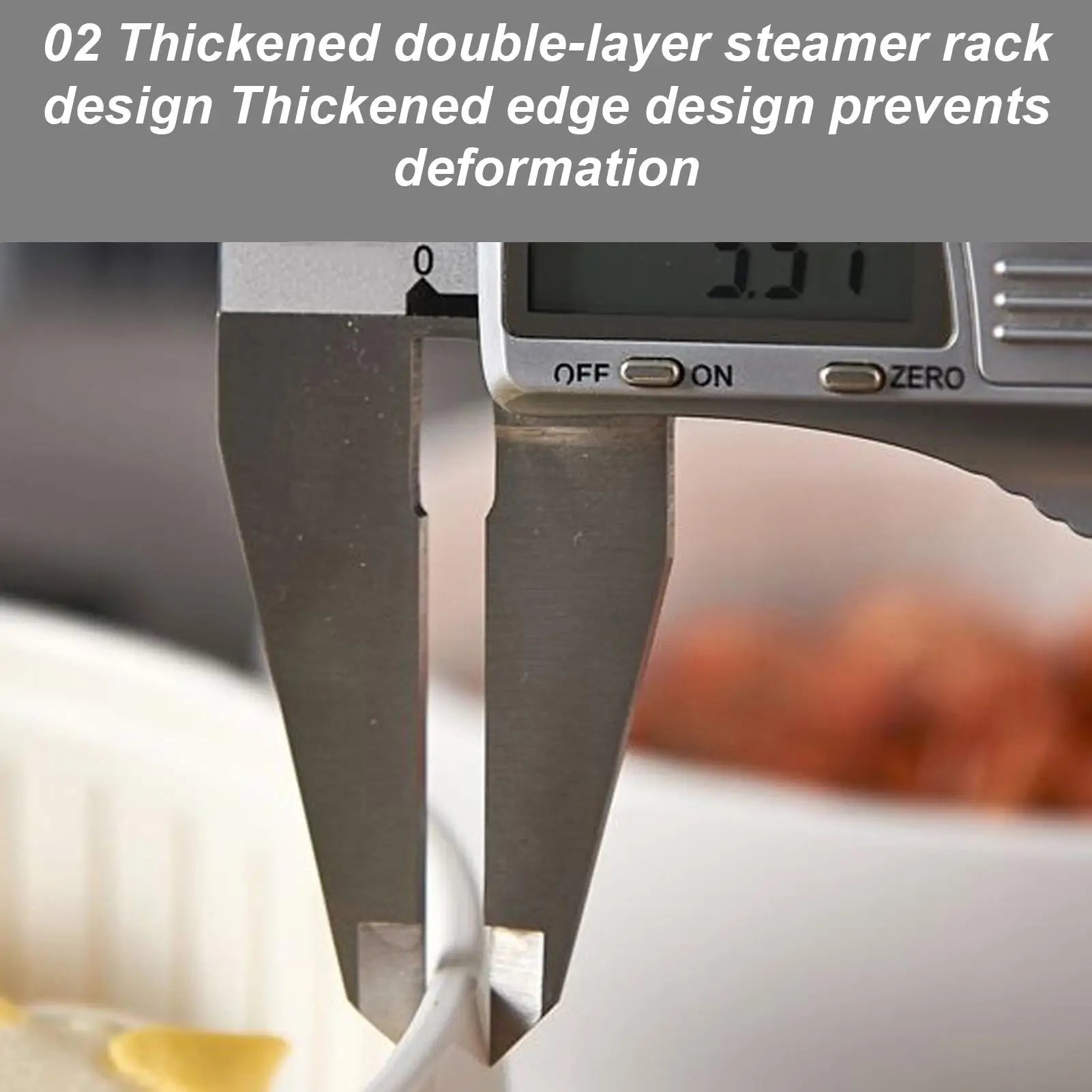 Microwave Steamer Food Steaming Cooker Heat-Resistant Microwave Steamer for Kitchen Dining Room Cooking Dumpling Rice Vegetable design detail
