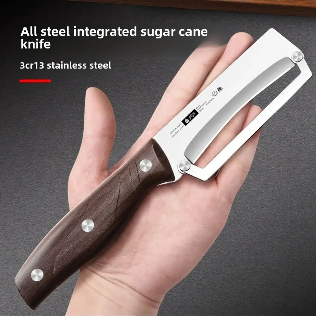 Stainless Steel Fruit & Veggie Peeler with Wooden Handle