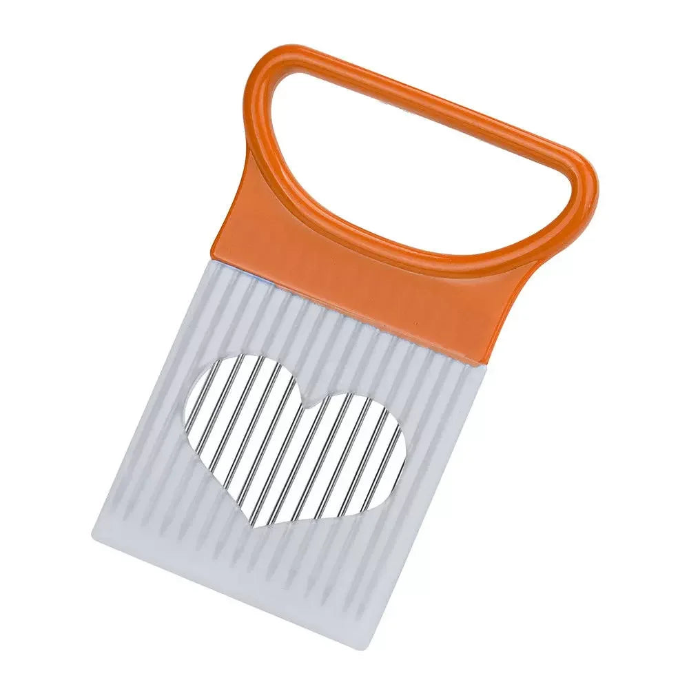 Multi-Use Onion Slicer & Potato Holder – Effortless Kitchen Gadget