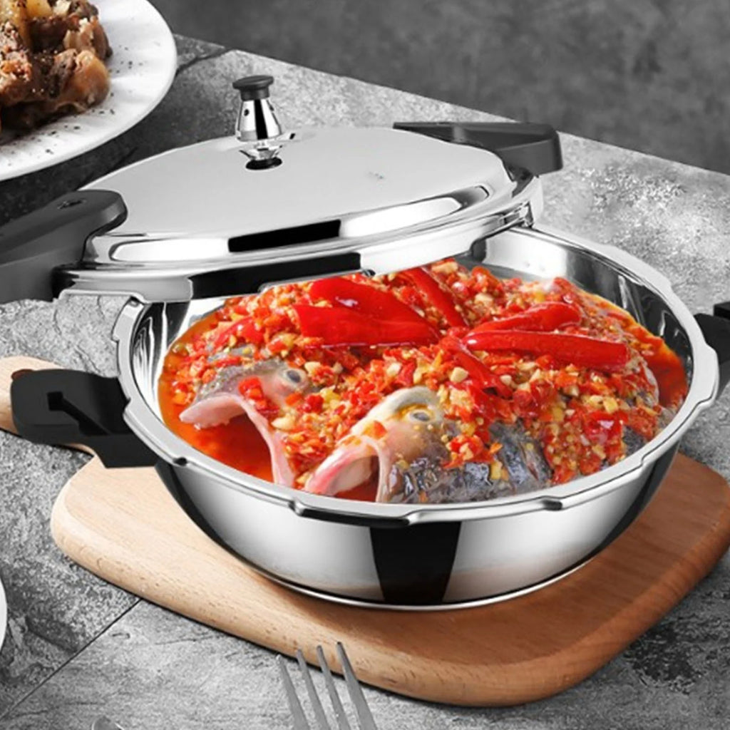 1.8L Pressure Cooker Cooking Various Foods Versatile Healthy Mini Pressure Cooker for Pressed Oysters for Induction Cooker