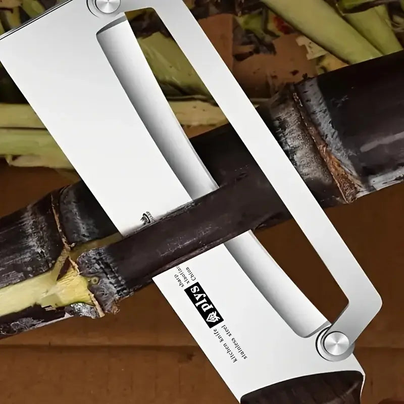 Stainless Steel Fruit & Veggie Peeler with Wooden Handle