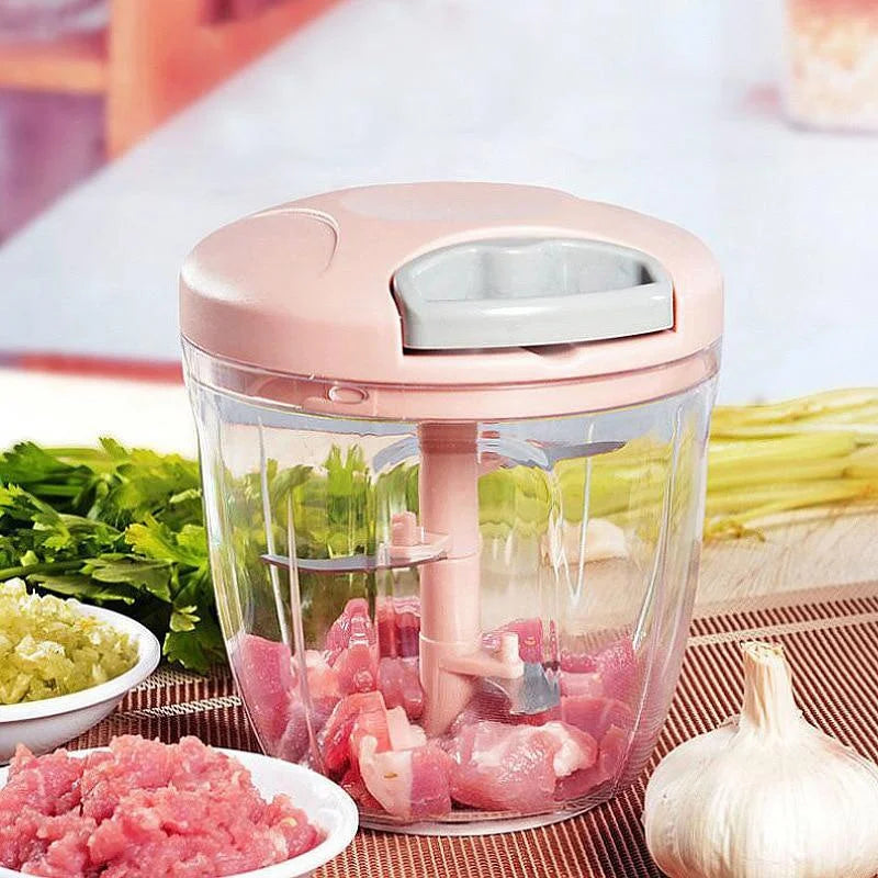 Manual Garlic & Onion Chopper – Fast Food Prep Tool