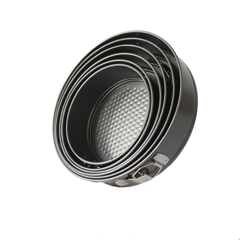 12/14/16/18/20/22/24CM Carbon Steel Baking Mold Bakeware Non Stick Spring Form Round Cake Baking Pan Cake Kitchen Tool