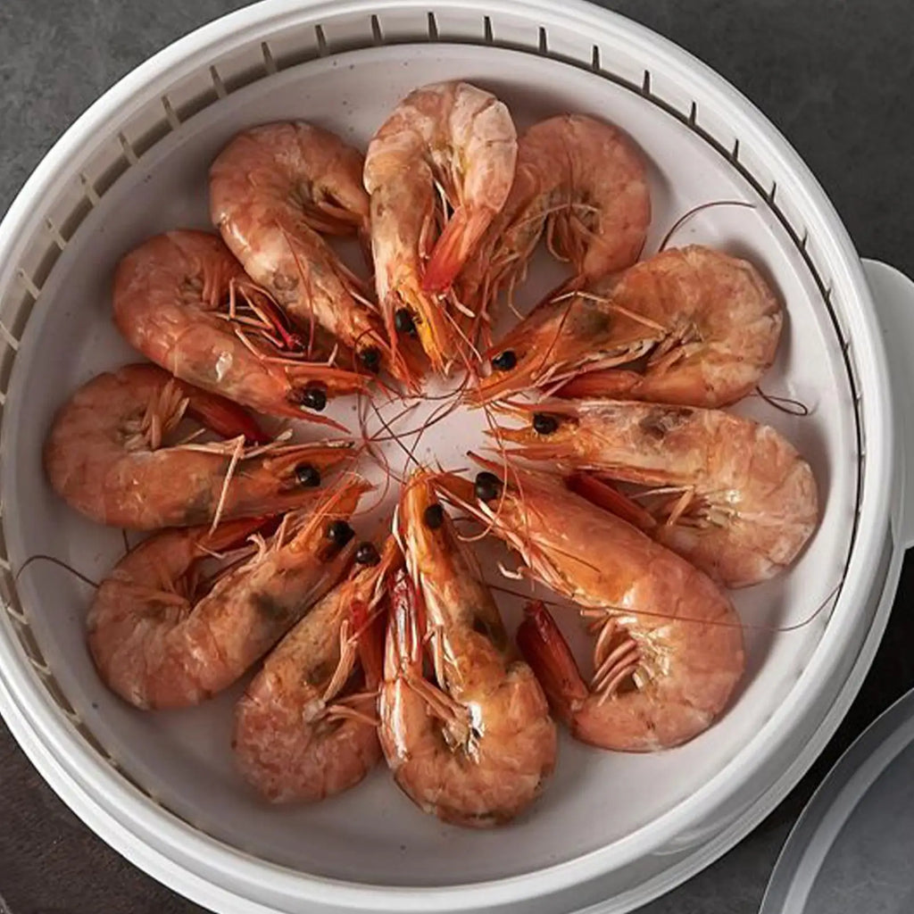 Microwave Steamer Food Steaming Cooker Heat-Resistant Microwave Steamer for Kitchen Dining Room Cooking Dumpling Rice Vegetable with shrimp.