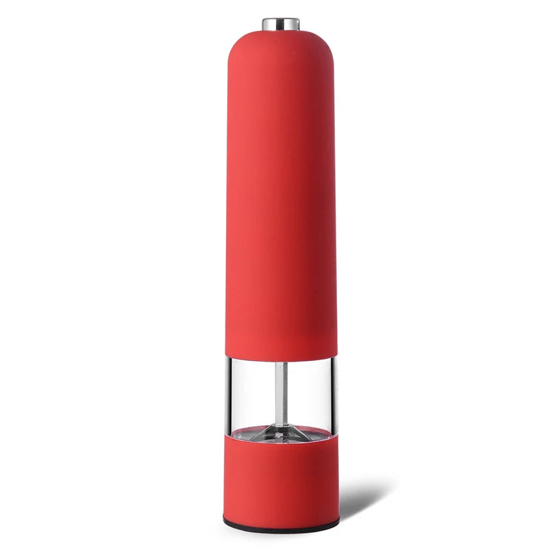 Electric Salt and Pepper Grinder Set-Automatic Spice Mill with Adjustable Coarseness-Perfect for Cooking and Bbq!