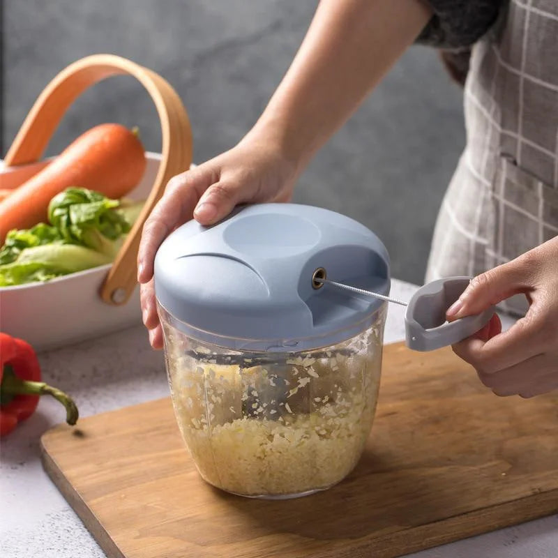 Manual Garlic & Onion Chopper – Fast Food Prep Tool