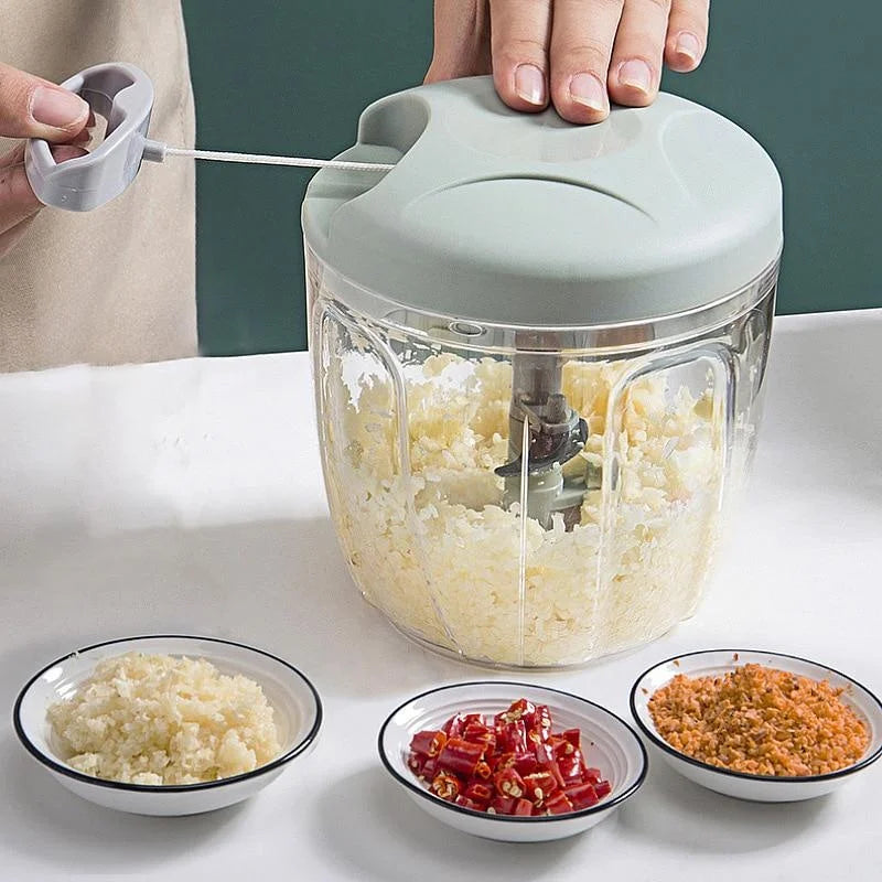 Manual Garlic & Onion Chopper – Fast Food Prep Tool