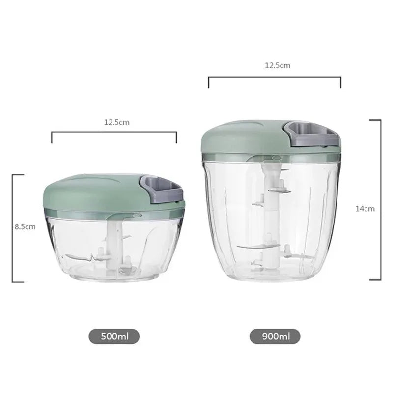 Manual Garlic & Onion Chopper – Fast Food Prep Tool