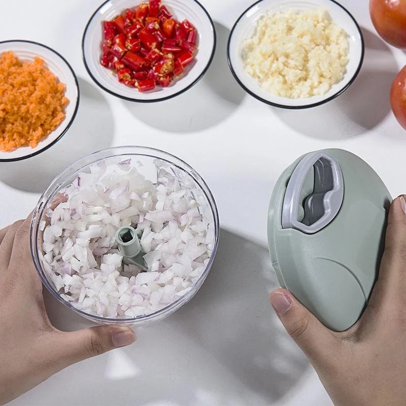 Manual Garlic & Onion Chopper – Fast Food Prep Tool