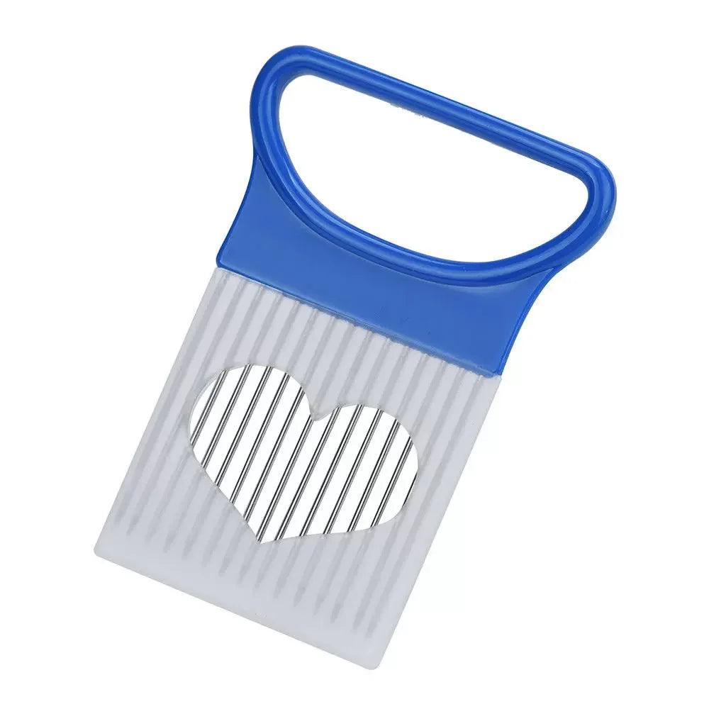 Multi-Use Onion Slicer & Potato Holder – Effortless Kitchen Gadget