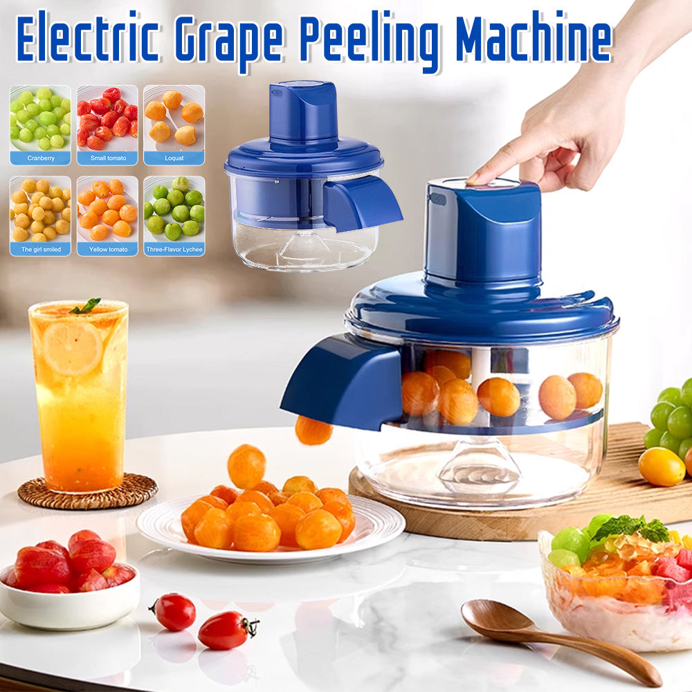 Electric Automatic Grape Peeler – Rechargeable Fruit Skin Remover